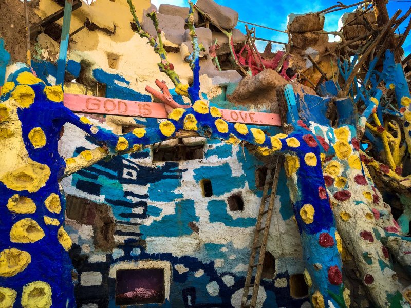 Salvation Mountain Interior